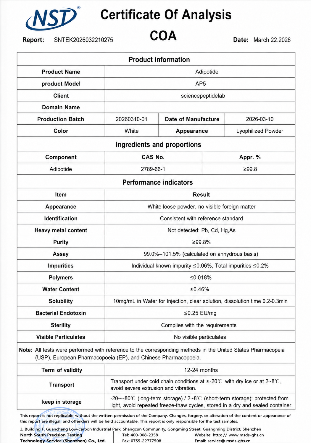 AP5 | Adipotide 5mg × 10 Vials - Image 2