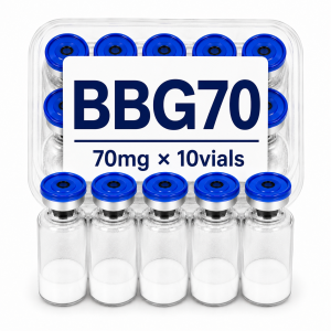 BBG70 | GLOW Blend 70mg × 10 Vials – TB-500 + BPC-157 + GHK-Cu