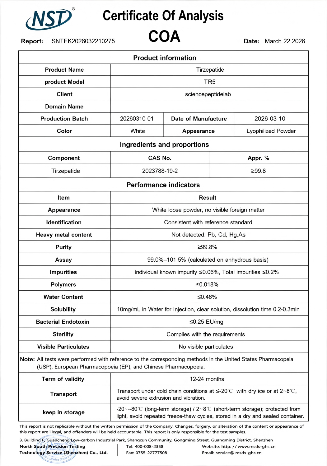 TR5 | Tirzepatide 5mg × 10 Vials - Image 2