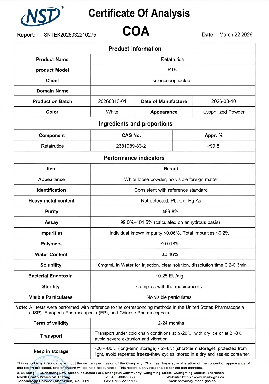 RT5 | Retatrutide 5mg × 10 Vials - Image 2